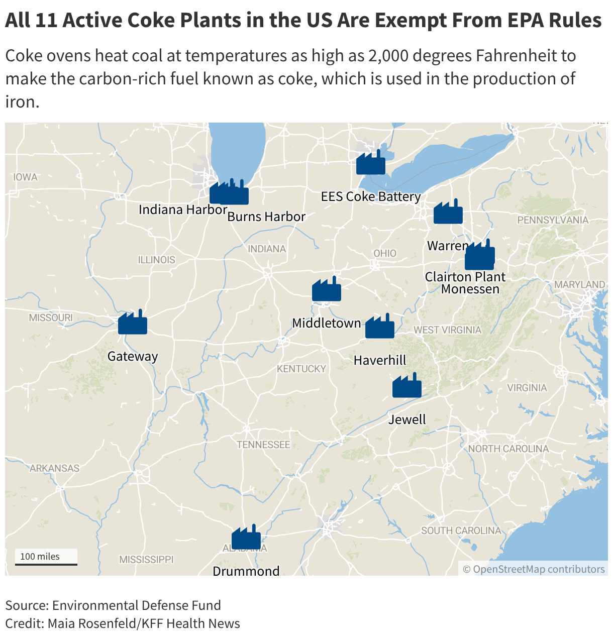 All 11 Active Coke Plants in the US Are Exempt From EPA Rules